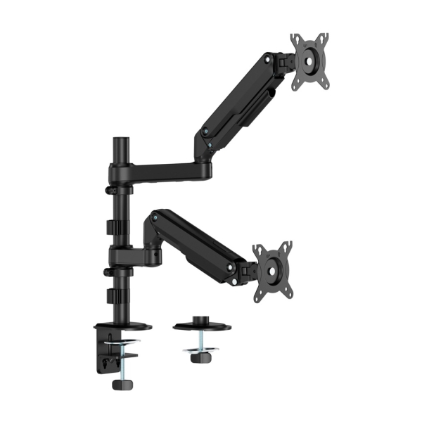 Aisens DT32TSR-453 Soporte de Mesa Eco con Contrapeso Giratorio e Inclinable para Monitor/TV de 17-32" - 3 Pivotes