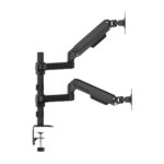 Aisens DT32TSR-453 Soporte de Mesa Eco con Contrapeso Giratorio e Inclinable para Monitor/TV de 17-32" - 3 Pivotes, 2 Brazos - Peso máximo 9Kg - Color Negro - immagine 3