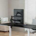 Aisens DT32TSR-453 Soporte de Mesa Eco con Contrapeso Giratorio e Inclinable para Monitor/TV de 17-32" - 3 Pivotes, 2 Brazos - Peso máximo 9Kg - Color Negro - immagine 4