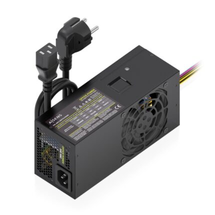 Aisens ASPC-500TFX-PSEBK Fuente de Alimentacion 500W TFX - Ventilador 80mm - OEM - Cable de Alimentacion Incluido - Color Negro