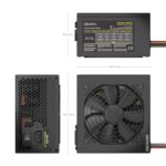 Aisens ASPC-500ATX-SEOBK Fuente de Alimentacion 500W ATX - Ventilador 120mm - OEM - Color Negro - immagine 3