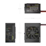 Aisens ASPC-500SFX-SEOBK Fuente de Alimentacion 500W SFX - Ventilador 80mm - OEM - Color Negro - immagine 3