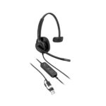 HP Poly Mission 415 Auricular Monoaural con Microfono - Almohadilla Polipiel Acolchada - Controles en Cable - immagine 4