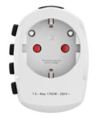 Hama World Travel Pro Adaptador Universal de Viaje - Mas de 150 Paises - 250V, 7A - Color Blanco - immagine 3