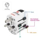Hama World Travel Pro Adaptador Universal de Viaje - Mas de 150 Paises - 250V, 7A - Color Blanco - immagine 4