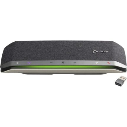 HP Poly Sync 40+ Altavoz Manos Libres + Dongle BT700 - Bluetooth - Doble Microfono - 30 Horas de Autonomia - IP64