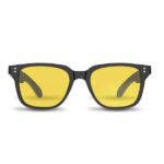 Energy Sistem Day Mode Music Gafas Bluetooth - Filtro Anti Luz Azul y Proteccion UV400 - Cristales Amarillos - Reproduccion de Musica - Microfono y Asistente de Voz - IPX5 - Control Tactil - Autonomia 5 horas - Color Negro - immagine 3