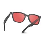 Energy Sistem Night Mode Music Gafas Bluetooth - Filtro Anti Luz Azul y Proteccion UV400 - Cristales Rojos - Reproduccion de Musica - Microfono y Asistente de Voz - IPX5 - Control Tactil - Autonomia 5 horas - Color Negro - immagine 2