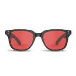 Energy Sistem Night Mode Music Gafas Bluetooth - Filtro Anti Luz Azul y Proteccion UV400 - Cristales Rojos - Reproduccion de Musica - Microfono y Asistente de Voz - IPX5 - Control Tactil - Autonomia 5 horas - Color Negro - immagine 3