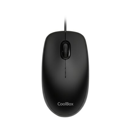 Coolbox U01 Raton USB - Ambidiestro - 1600 DPI - Sensor Optico - Color Negro