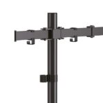 Cromad Soporte de Mesa con Brazos Articulados para 2 Monitores de 17"-32" - Giratorio, Inclinable y Extensible - Gestion de Cables - Peso Max.10kg por Pantalla - VESA 100x100mm - immagine 3