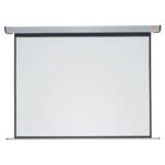 Nobo Pantalla de Proyeccion Electrica para Pared 1920x1440mm - Montaje en Pared - Control Remoto - Superficie Blanca Mate - Color Blanco