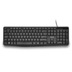 NGS Funky V4 Teclado USB - QWERTY Portugues - 12 Teclas Multimedia - Teclas de Membrana Silenciosas - Inclinacion Ajustable - Cable 1.5m - Color Negro - immagine 2