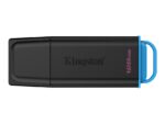 Kingston DataTraveler Exodia Memoria USB 128GB - USB 3.2 Gen 1 - Con Tapa - Enganche para Llavero - Color Negro (Pendrive) - immagine 2