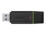 Kingston DataTraveler Exodia Memoria USB 256GB - USB 3.2 Gen 1 - Con Tapa - Enganche para Llavero - Color Negro (Pendrive)