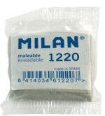 Milan 1220 Gomas de Borrar Maleables para Bellas Artes - Envueltas Individualmente - Caucho Sintetico - Color Gris - immagine 3