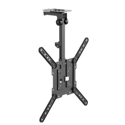 Ewent EW1511 Soporte de Techo para Pantallas 23-55" - Angulo de Giro 360º - Plegable - Peso Max. 20kg - VESA Max. 400x400mm - Color Negro