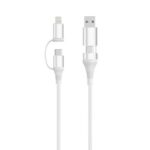 Ewent EC1076 Cable USB-C 4 en 1 - 60W - 2 Metros - USB-C