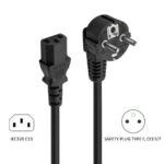 Ewent EC1920 Cable Alimentacion CPU - IEC320 a C13 - 1.5m - Color Negro - immagine 2