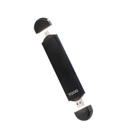 Tooq TQE-2240B Caja Externa M.2 NVME PCIe USB3.1 Gen2 Aluminio - Conexión USB-C 3.2 Gen2/USB-A 3.0 - Color Negro