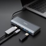 Tooq TQE-2241G Caja Externa M.2 NVME PCIe USB3.1 Gen2 Aluminio - Color Gris + Dock 6 en 1 - 1xHDMI 2.0 4K@60Hz, 2xUSB-A 3.0, 1xUSB-C, 1xUSB-C PD 100W - immagine 5