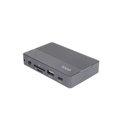 Tooq TQE-2242G Caja Externa M.2 NVME PCIe USB3.1 Gen2 Aluminio - Color Gris + Dock 10 en 1 - 1xHDMI 2.0 4K@60Hz