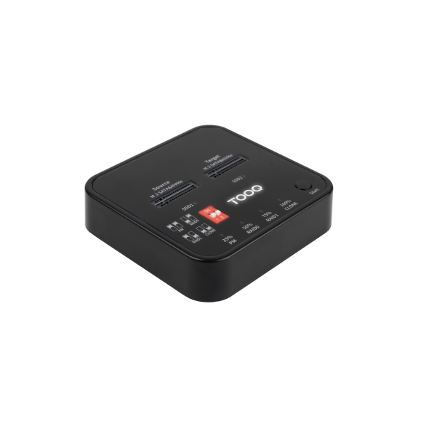 Tooq TQDS-201B Dock Doble Bahia M.2 NVMe NGFF PCIe - USB-C 3.2 Gen2 - Soporta PM