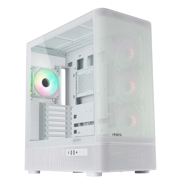 Abysm Danube Sava H500 II Torre ATX - Lateral de Cristal Templado - 3.5" y 2.5" - USB-A