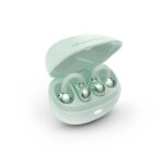 Energy Sistem StreetPods Auriculares Open Sound - True Wireless Stereo - Bluetooth 6.0 - Hasta 20 Autonomia - Microfono y Asistente de Voz Integrado - Diseño Curved-Fit Tipo Pendiente - Color Verde