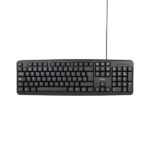 Tooq TQK-2002-B Teclado USB - Patas Plegables para Inclinacion Ajustable - Cable 1.35m - Disposicion QWERTY ES - Color Negro - immagine 2