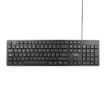 Tooq TQK-2003-B Teclado USB - Teclas Silenciosas - Cable 1.35m - Disposicion QWERTY ES - Color Negro - immagine 2