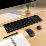 Tooq TQKMW-3102-B Pack de Teclado Inalambrico - Disposicion QWERTY ES + Raton Inalambrico 1600dpi - Slim - 4 Botones - Uso Ambidiestro - Color Negro - immagine 3