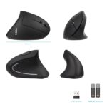 Tooq TQMWG-1104-B Raton Inalambrico Ergonomico - 3200dpi - 6 Botones - Color Negro - immagine 2