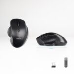 Tooq TQMWG-1105-B Raton Inalambrico Ergonomico - 1600dpi - 6 Botones - Color Negro - immagine 2