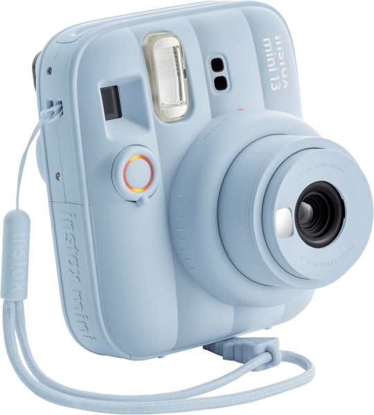 Fujifilm Instax Mini 13 Frost Blue Camara Instantanea - Tamaño de Imagen 62x46mm - Flash Auto - Exposicion Automatica - Mini Espejo para Selfies - Modo Primer Plano Fujifilm Instax Mini 13 Frost Blue Camara Instantanea - Tamaño de Imagen 62x46mm - Flash Auto - Exposicion Automatica - Mini Espejo para Selfies - Modo Primer Plano