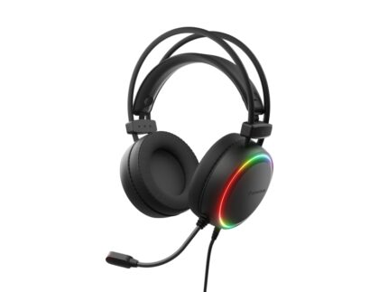 Genesis Neon 613 G2 Auricular Gaming - Altavoz 50mm -  Microfono de Condensador - RGB - Jack 3.5 - Color Negro