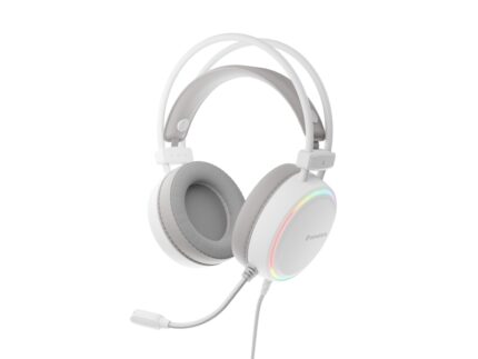Genesis Neon 613 G2 Auricular Gaming - Altavoz 50mm -  Microfono de Condensador - RGB - Jack 3.5 - Color Blanco