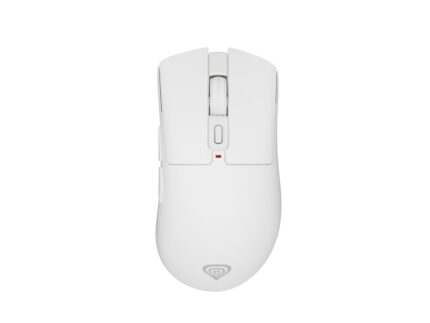 Genesis Zircon 880 Raton Gaming - Sensor Optico 12000 DPI PAW3311 - 6 Botones - USB / 2.4 Ghz / Bluetooth - Switches Kailh Optical - Color Blanco
