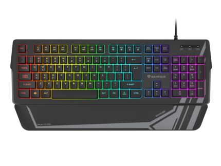 Genesis Rhod 350 Teclado Gaming Membrana - RGB - Anti-ghosting  - Disposicion Española - Color Negro