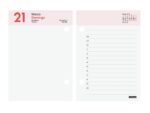 Finocam Neutro Taco Calendario de Sobremesa - Anual 2027 - 2 Paginas por Dia - 85x120mm - Papel de 70g/m2 - Color Rojo y Blanco - immagine 3