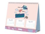 Finocam Talkual Calendario de Sobremesa - Anual 2027 - Mes Vista - Formato S - 210x150mm - Espiral Doble - Papel de 135g/m2 - Espacio para Escribir - Ilustraciones Surtidas - immagine 3