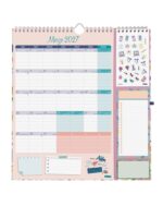 Finocam Talkual Calendario de Pared - Anual 2027 - Mes Vista - 300x340mm - Espiral Doble - Papel de 140g/m2 - Espacio para Escribir - Pegatinas Tematicas - immagine 2