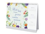 Finocam Frases Motivadoras Calendario de Sobremesa - Anual 2027 - Mes Vista - Formato S - 210x150mm - Espiral Doble - Papel de 170g/m2 - Ilustraciones Surtidas - Espacio para Notas - immagine 3