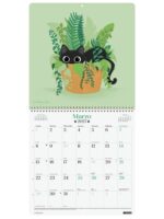 Finocam Sarah Meyer-Delius Calendario de Pared - Anual 2027 - Mes Vista - 300x300mm - Papel de 170g/m2 - Ilustraciones Surtidas - Espacio para Notas - immagine 2