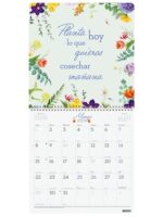 Finocam Frases Motivadoras Calendario de Pared - Anual 2027 - Mes Vista - 300x300mm - Papel de 170g/m2 - Ilustraciones Surtidas - Espacio para Notas - immagine 2