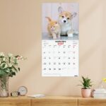 Finocam Perros y Gatos Calendario de Pared - 16 Meses 26/27 - Mes Vista - 300x300mm - Papel de 170g/m2 - Imagenes Tematicas Surtidas - Espacio para Notas - immagine 4