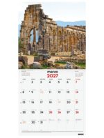 Finocam Maravillas del Mundo Calendario de Pared - 16 Meses 26/27 - Mes Vista - 300x300mm - Papel de 170g/m2 - Imagenes Tematicas Surtidas - Espacio para Notas - immagine 2
