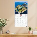 Finocam Naturaleza Calendario de Pared - 16 Meses 26/27 - Mes Vista - 300x300mm - Papel de 170g/m2 - Imagenes Tematicas Surtidas - Espacio para Notas - immagine 4