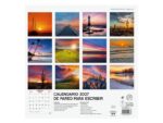 Finocam Atardeceres Magicos Calendario de Pared - 16 Meses 26/27 - Mes Vista - 300x300mm - Papel de 170g/m2 - Imagenes Tematicas Surtidas - Espacio para Notas - immagine 3