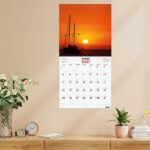 Finocam Atardeceres Magicos Calendario de Pared - 16 Meses 26/27 - Mes Vista - 300x300mm - Papel de 170g/m2 - Imagenes Tematicas Surtidas - Espacio para Notas - immagine 4